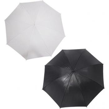 Strobe Flash Light Umbrella Kit: Black & White