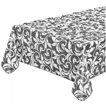 Tovaglia Elegante Barocco Cucina 135x230 cm Plastificata