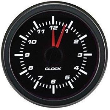 AutoStyle 52mm Black Performance Clock