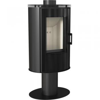 Stufa a legna Ø 150 in acciaio 8 kW