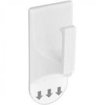 Securit Quadratische Haken 60mm Weiß (2er Set)