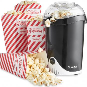 VonShef Hot Air Popcorn Maker