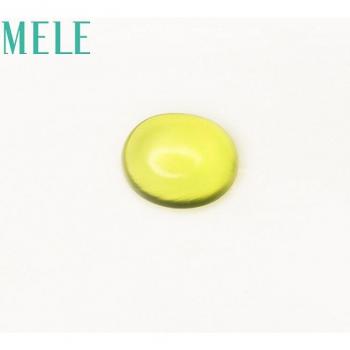 DIY Natural Prehnite Loose Stone 9x11mm, 4.5ct Golden Yellow Gem for Women