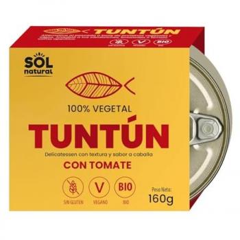 Tuntun Caballa vegana con tomate Bio 160g Sol Natural Bioclub