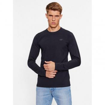 4F Sportliches Langarmshirt 4FAW23TLONM155 Blau