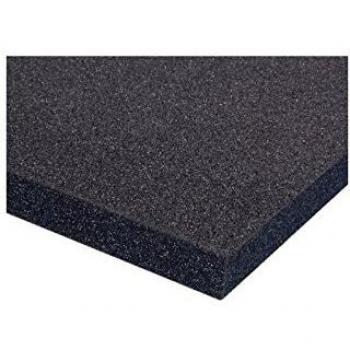 Silicone PE Noir Auto‑Adhésif 200 × 100 mm, 10 mm d’épaisseur