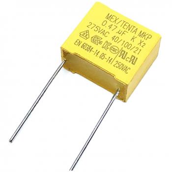 Condensateur de sécurité 275V X2 0.47µF 0.22µF 0.33µF 0.82µF 0.68µF MKP sans broche de 15 mm