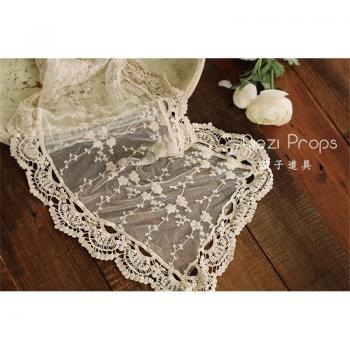 Cotton Lace Baby Photography Blanket