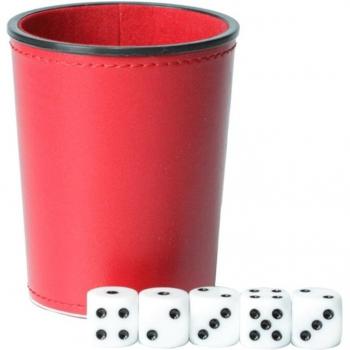 Dice Box with Dices for Party Games