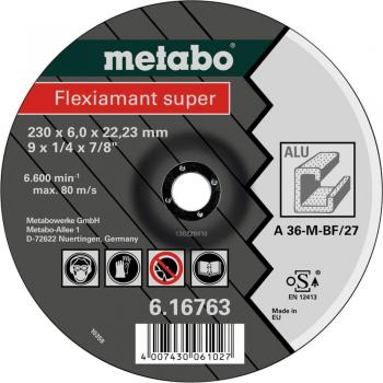 Metabo Flexiamant super 115x6,0x22,23 Alu, Schruppscheibe, gekröpfte Ausführung