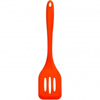 Orsina Orange Silicone Slotted Turner – Scratch-Free Flipper for Smooth Pans
