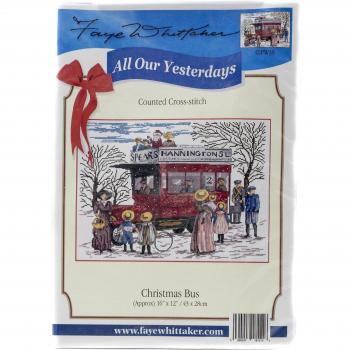 Faye Whittaker All Our Yesterdays Christmas Bus (Talla: 25 x 15 x 2 cm)