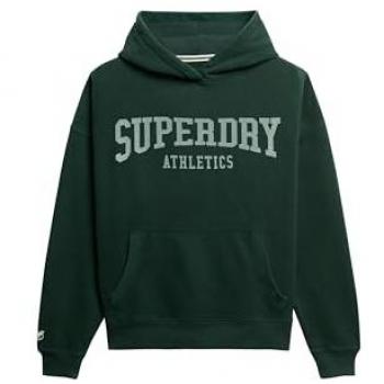 Sweat à capuche Superdry Femme Athletic Essentials Vert