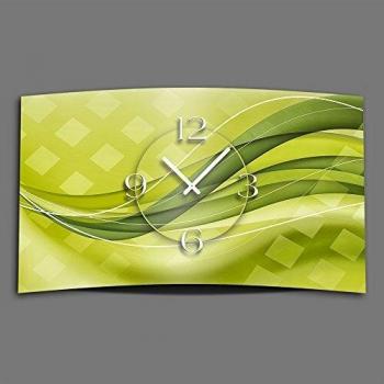 Dixtime Wanduhr Abstrakt Zendoodle grau schwarz