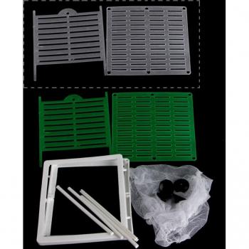 652F Aquarium Guppy Breeder Baby Fish Isolator Gauze Box S/L