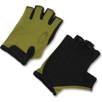 Oakley Drops Road Guanti Corti Verde Chiaro Nero S