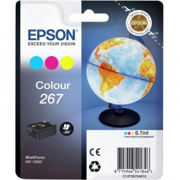 Cartucho Tinta Epson T266140 Color WF-100W
