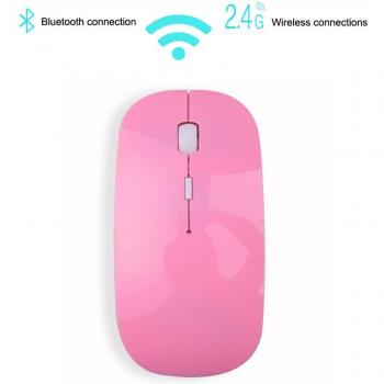 Kebidumei ergonomische optische Maus 2 in 1 kabellos Bluetooth 5.0 + 2,4 GHz 1600 DPI