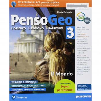 PensoGeo. Con Atlante. Con L''imparafacile. Con Temi d'attualità. Con Pronti per l'esame! Per la Scuola media. Con ebook. Con espansione online: 3