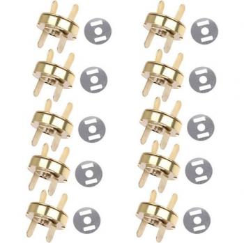 10x Magnetic Snap Fasteners for Bags