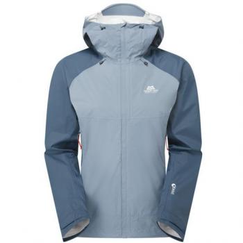 Mountain Equipment Zeno W Jacke für Damen, wasserfest, kompakt tragbar, Farbe: Farbblock / Blau, Größe: S