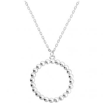 Sofia Milani Halskette mit Kreis Kugel 925 Silber