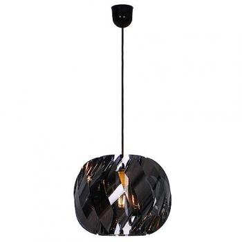Luminaire suspendu SAMPA Pearl 120cm PVC noir LED 28W