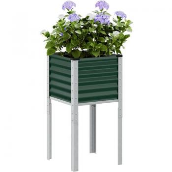 Acciaio Fioriera Verde 45x45x88