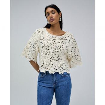 Women's Light Beige Sweater – Salsa Jeans 21008852, Large