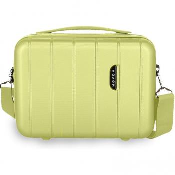 Neceser Movom Wood 9L, ABS, Color Amarillo