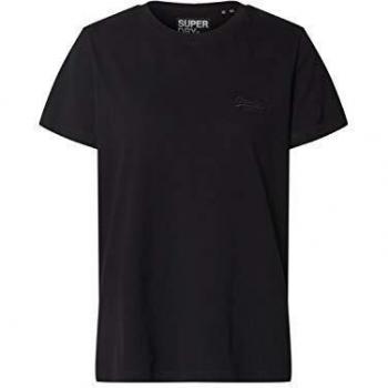 Superdry T-shirt OL Elite Crew Femme, Noir, XS