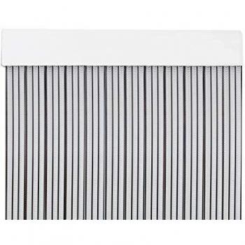 Cortina de Tiras PVC con Filo Negro 210x90cm