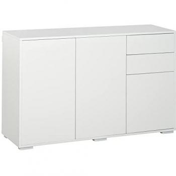 Móvel de Armazenamento Branco com 2 Gavetas