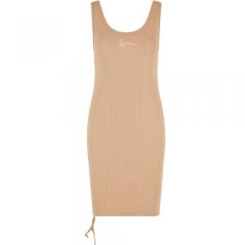 Karl Kani XS Sommerkleid in Beige