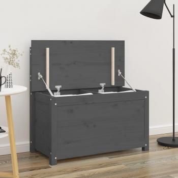 VidaXL Sitzbank Grau 80x41x77 cm Massivholz Kiefer