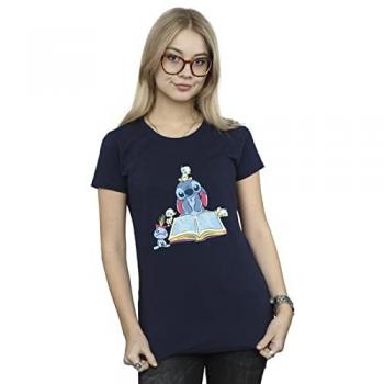 Disney Lilo & Stitch Reading A Book Tee