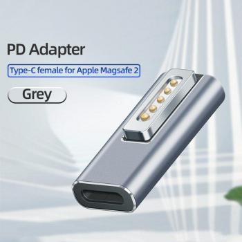 Magsafe 2 a USB‑C Magnético con Power Delivery 60 W