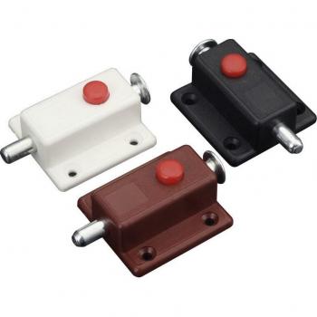 Black Plastic Spring Door Latch