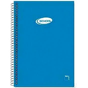 CUADERNO ESPIRAL SERIE BASIC TAPA CARTONCILLO 60 G Pacsa 16418