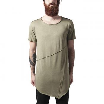 T-shirt lunga Urban Classic con zip