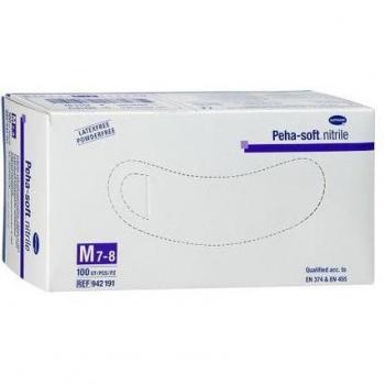 Pack 100 Gants Jetables Nitrile Peha‑Soft Taille M
