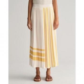 Falda Gant de Rayas Amarillas para Mujer
