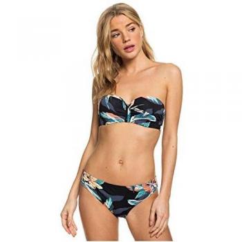 Roxy Ensemble de Bikini Bandeau Femme Anthracite Tropicoco XL