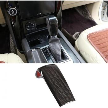 Accesorio de palanca de cambios ABS en acabado madera negra para Toyota Land Cruiser Prado FJ150 150 AT