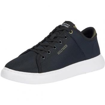 Tommy Hilfiger Herren Sneakers Lightweight Cup Mesh FM0FM05115 Schwarz 41
