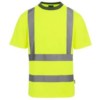 Hi‑Vis Pro Contract Yellow T‑Shirt (Size L)