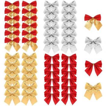 Christmas Ribbon Bow Decorations