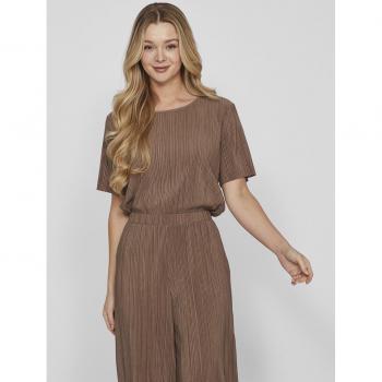 Top Vila 'VIPlisa' para Mujer en Color Fósil