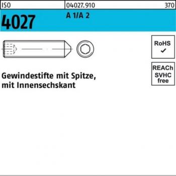 Reyher Gewindestange 500 Stück – ISO 4027 Innen‑6kt M5×20mm