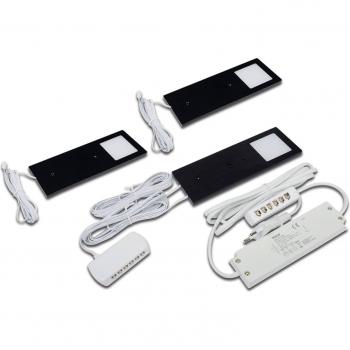 Dimmbare LED-Unterbauleuchte Eco-Pad F 3x 3000K